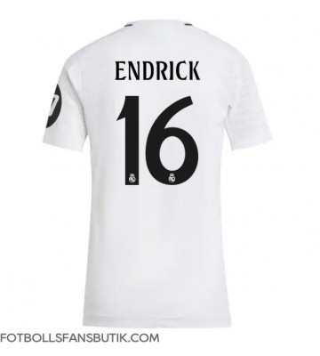 Real Madrid Endrick #16 Replika Hemmatröja Damer 2024-25 Kortärmad